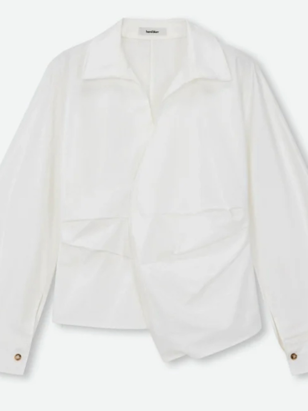 Hemi Blurr, white Helix Sculpted Shirt, size Lrge